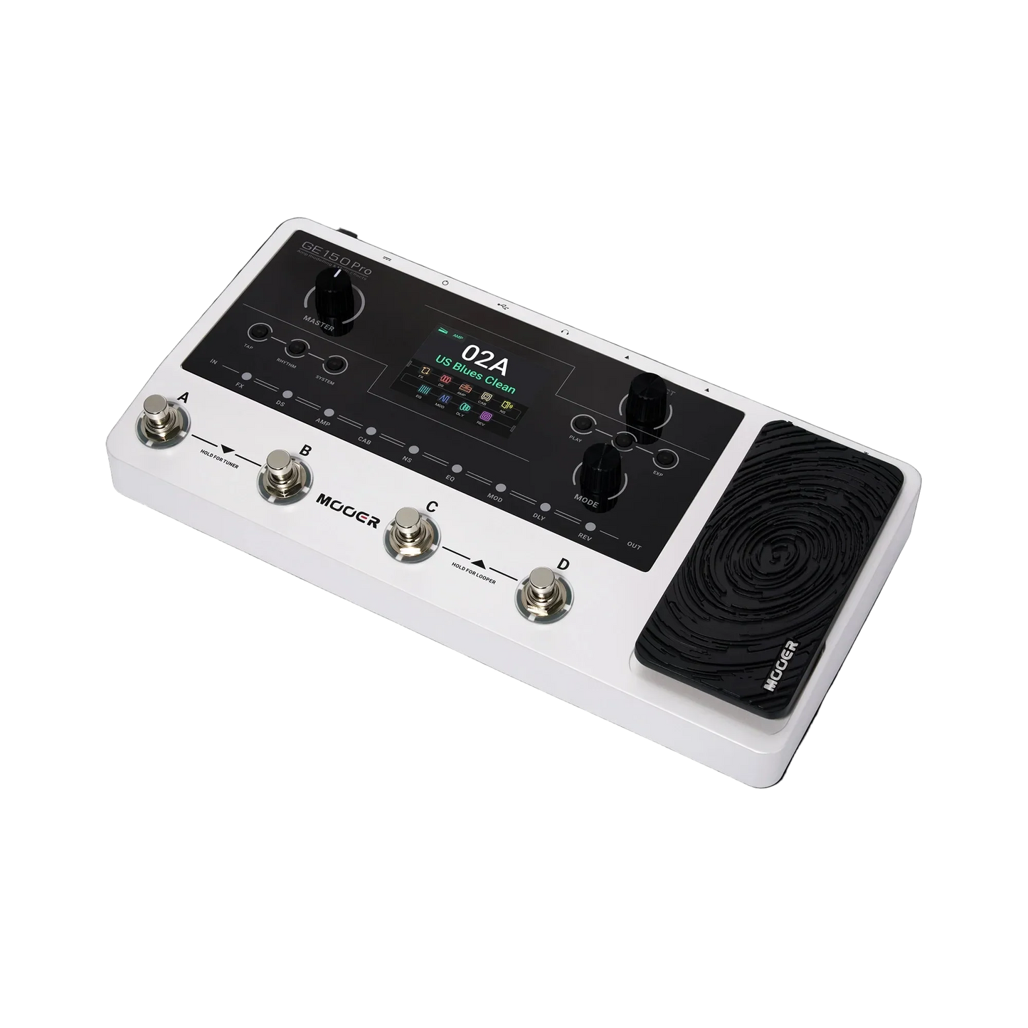 Mooer GE-150 Pro Guitar Multi-Effects Processor (White)