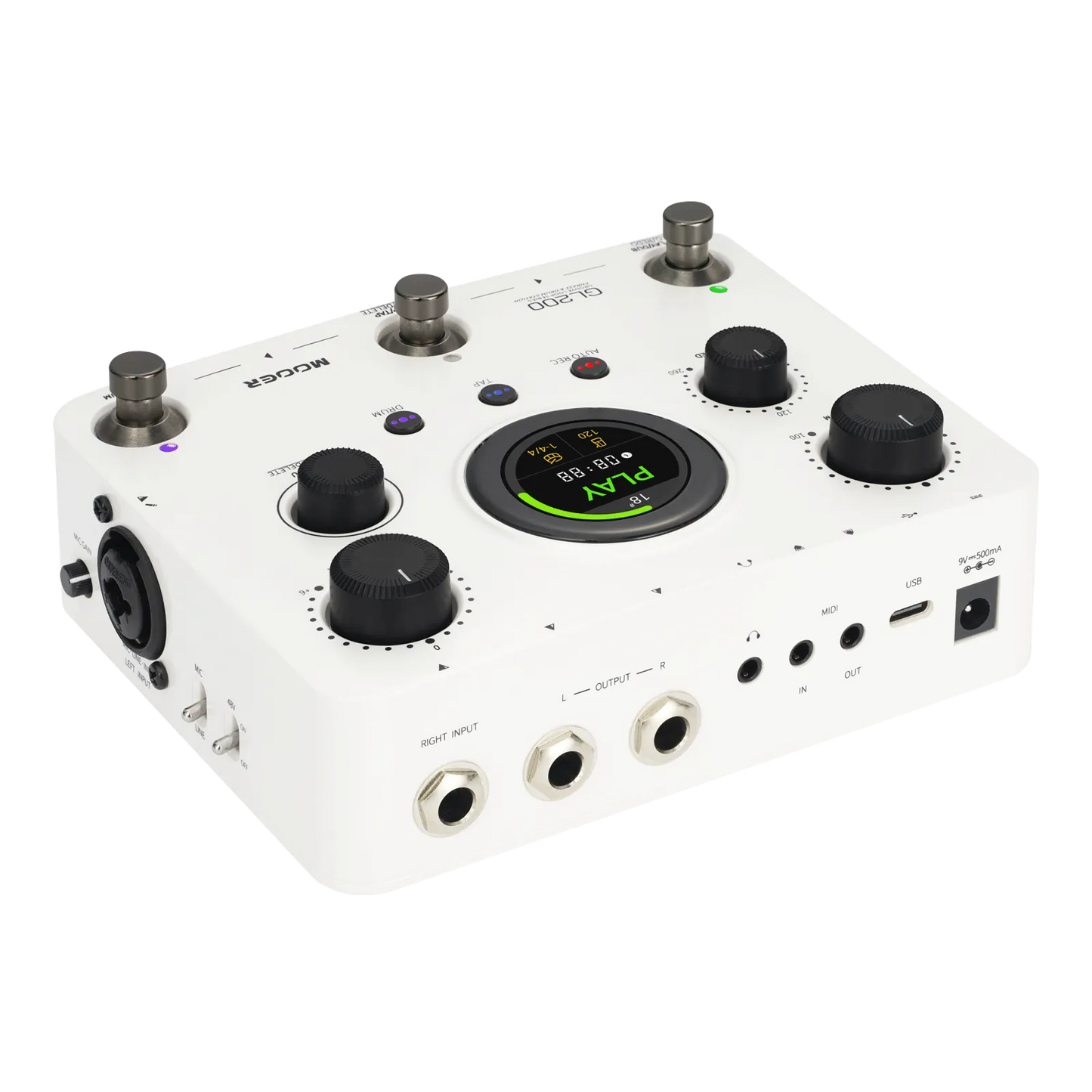 Mooer GL200 Groove Loop Phrase and Drum Station Pedal