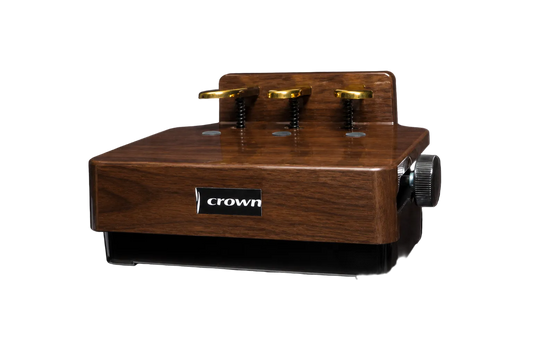 Crown Piano Pedal Extender Riser (Walnut)