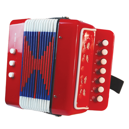 East Top Kids Accordion 10 Button (Red)