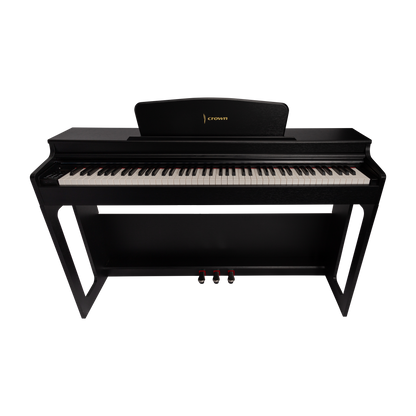 CROWN CDP-906-BLK UPRIGHT DIGITAL PIANO (Black)