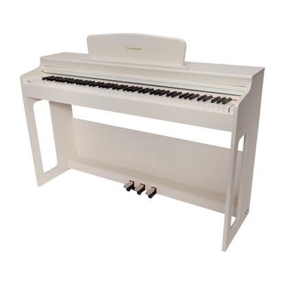 CROWN CDP-906-BLK UPRIGHT DIGITAL PIANO (White)