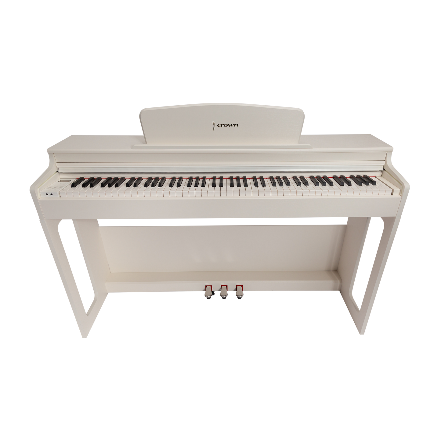 CROWN CDP-906-BLK UPRIGHT DIGITAL PIANO (White)