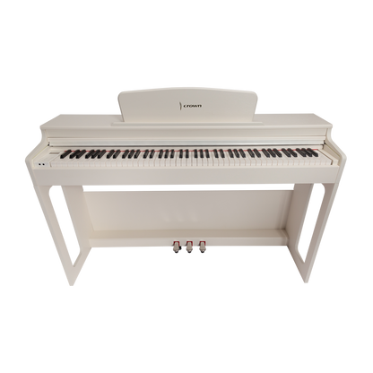CROWN CDP-906-BLK UPRIGHT DIGITAL PIANO (White)
