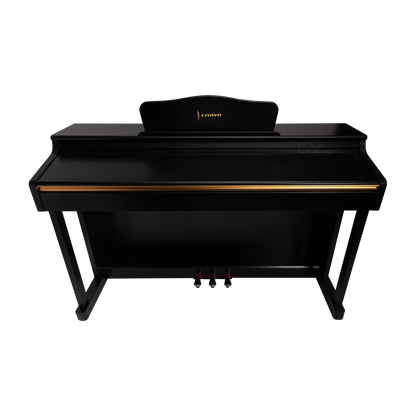 CROWN CDP-913-BLK UPRIGHT DIGITAL PIANO (Black)