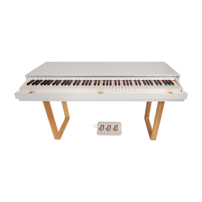 CROWN CMPD-801-WHT UPRIGHT DIGITAL PIANO (White)