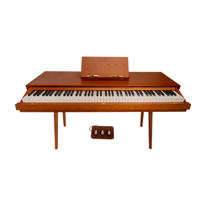 CROWN CMDP-909-WGN UPRIGHT HIDEAWAY DIGITAL PIANO (Solid Walnut)