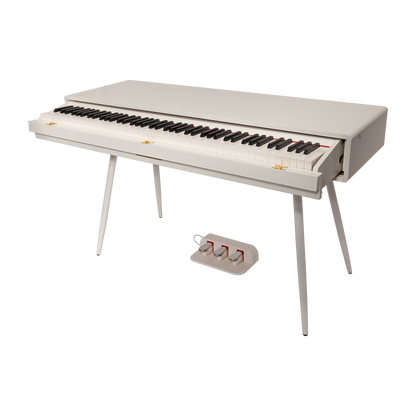 CROWN CMDP-916-WHT UPRIGHT HIDEAWAY DIGITAL PIANO (White)
