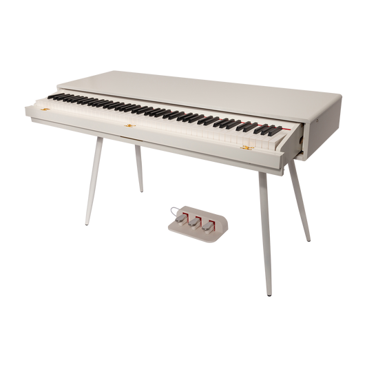 CROWN CMDP-916-WHT UPRIGHT HIDEAWAY DIGITAL PIANO (White)