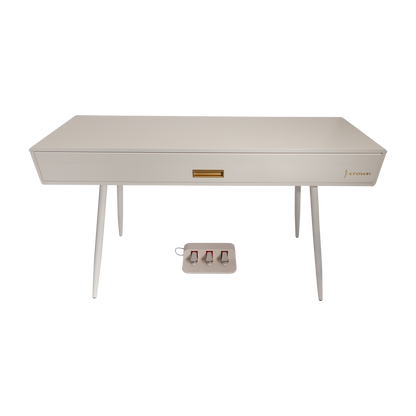 CROWN CMDP-916-WHT UPRIGHT HIDEAWAY DIGITAL PIANO (White)