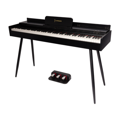 CROWN CMDP-919-BLK 88 NOTE PORTABLE DIGITAL PIANO (BLACK)