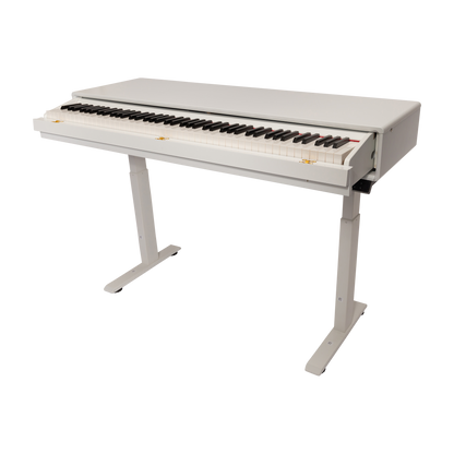CROWN CMPD-822 HEIGHT ADJUSTABLE HIDEAWAY DIGITAL PIANO (White)