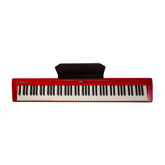 CROWN CPP-811-BLK 88 NOTE PORTABLE DIGITAL PIANO (RED)