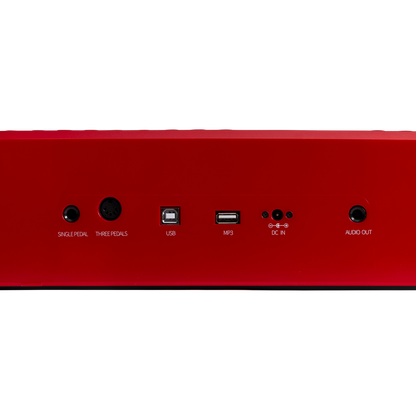 CROWN CPP-811-BLK 88 NOTE PORTABLE DIGITAL PIANO (RED)