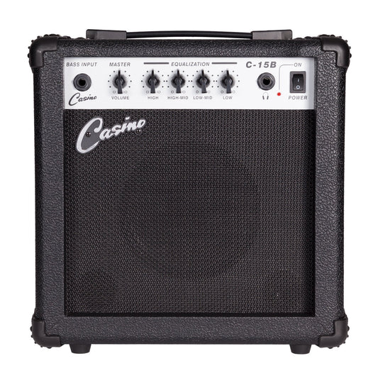 Casino 15 Watt Bass Amplifier-C-15B-BLK
