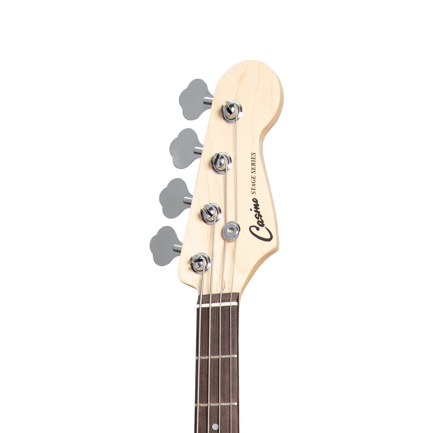 Casino J-Style Electric Bass Guitar (Black)