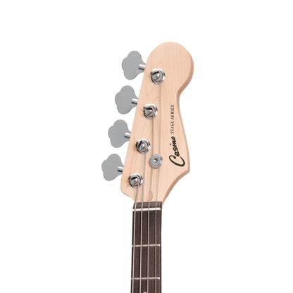 Casino P-Style Electric Bass Guitar and 15 Watt Amplifier Pack (Black)