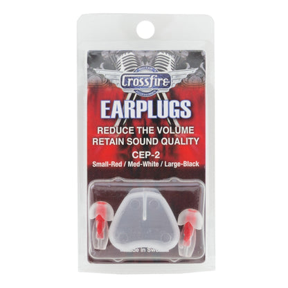 Crossfire Deluxe Earplugs (Small Red)-CEP-2-SM