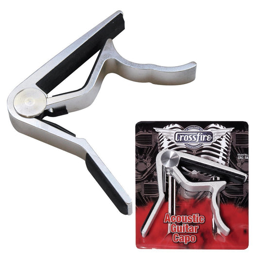 Crossfire Trigger-Style Classical Guitar Capo (Nickel)-CFC-TC