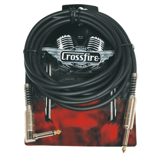 Crosssfire 10' / 3 Metre Instrument Cable with Straight-Angle Metal Jacks-CGC-MP2-10L