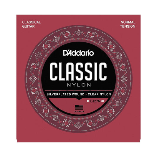 D'Addario EJ27N Classical Guitar Strings (Normal Tension)-EJ27N