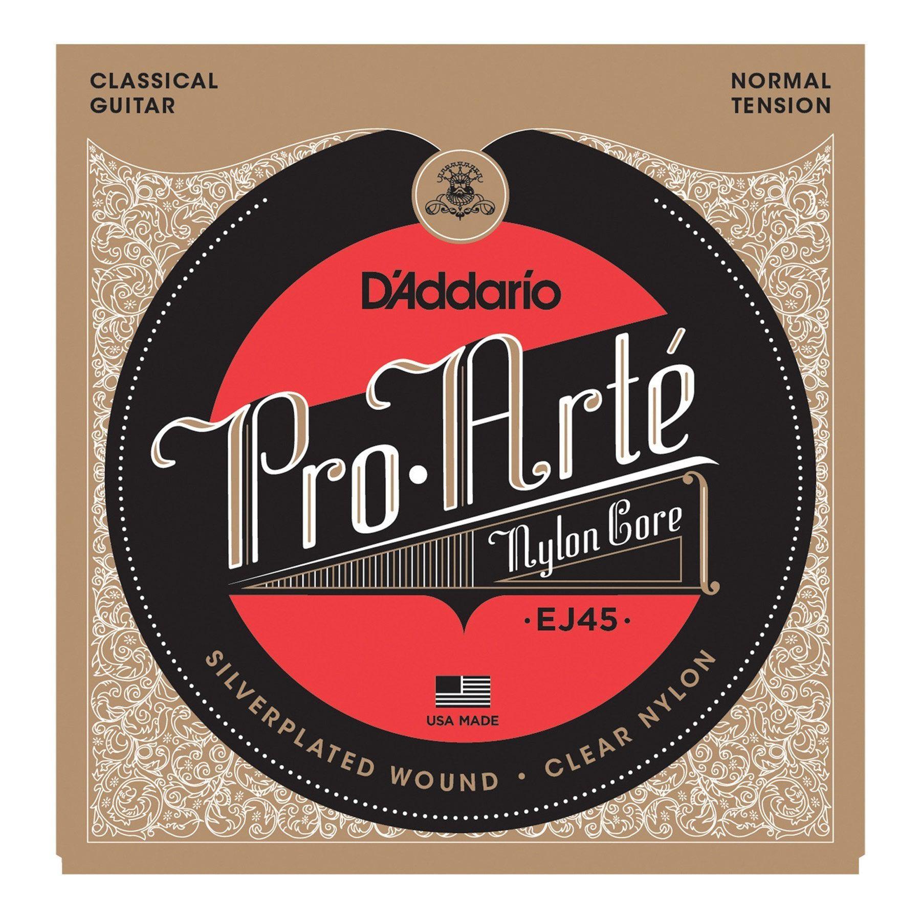 D'Addario EJ45 Pro-Arte Classical Guitar Strings (Normal Tension)-EJ45