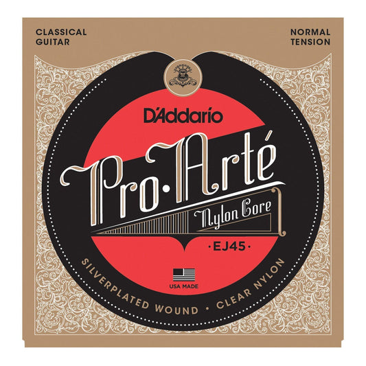 D'Addario EJ45 Pro-Arte Classical Guitar Strings (Normal Tension)-EJ45