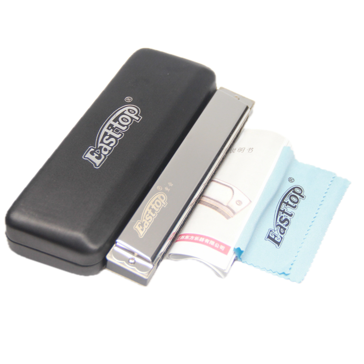 East Top 24 Hole Accent Tremolo Harmonica G