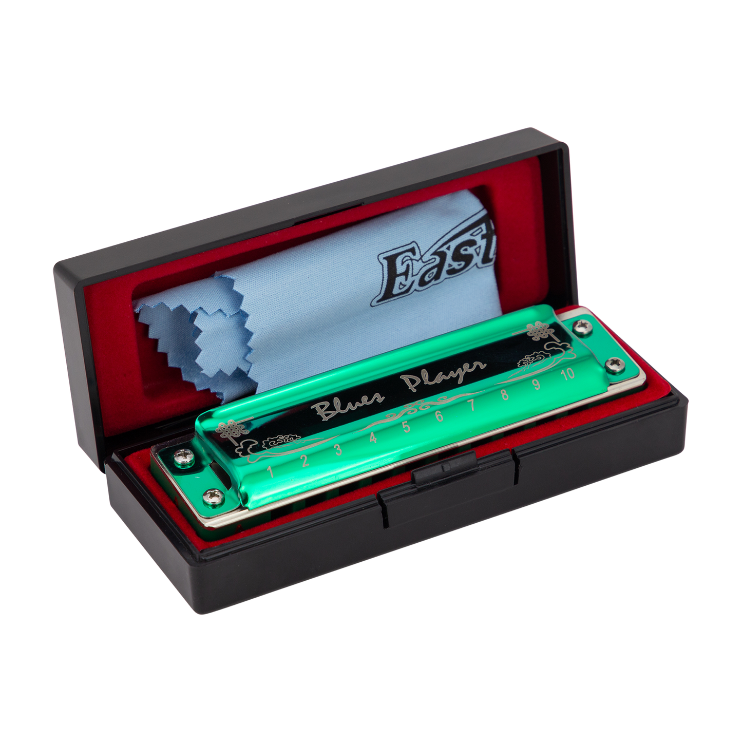 East Top PRO20 10 Hole Blues Player Harmonica C