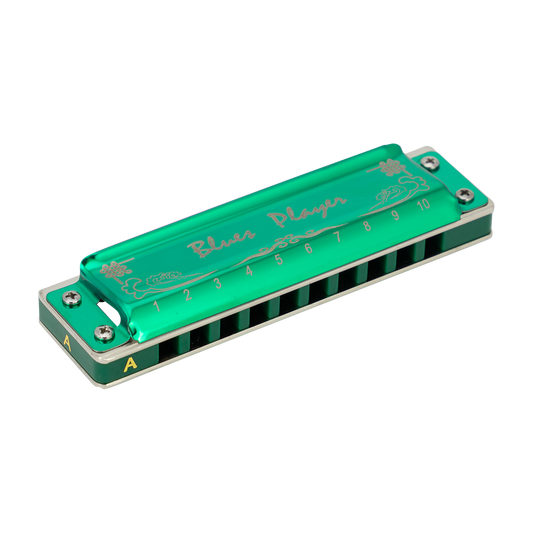East Top PRO20 10 Hole Blues Player Harmonica C