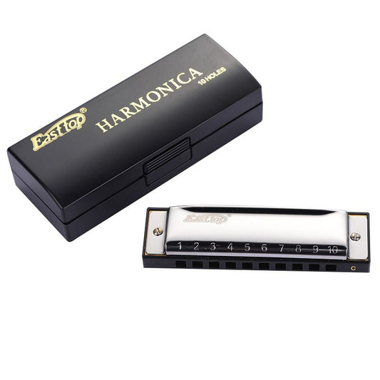 East Top 10 Hole Diatonic Harmonica Beginners Kids G