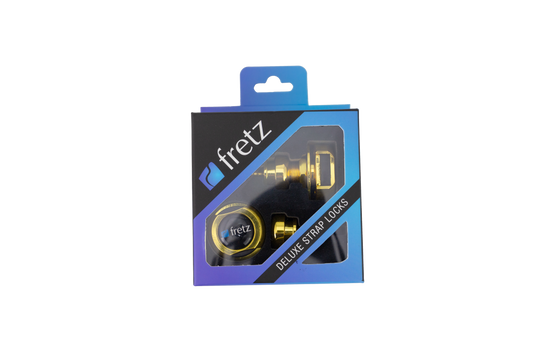 FRETZ Deluxe Strap Locks (Gold)