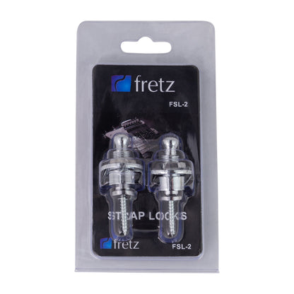 FRETZ Strap Locks FSL-2-CHR Chrome