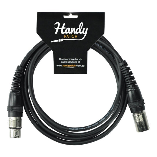 Handy Patch Male XLR to Female XLR Cable (2m)-H-MX-FX2M