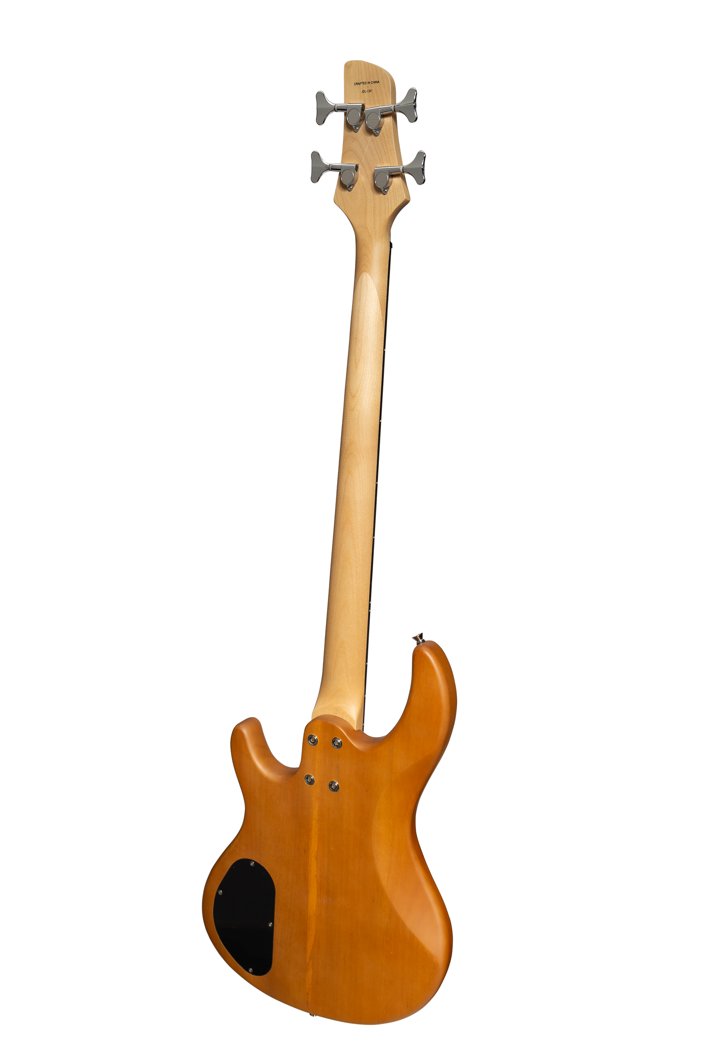 J&D Luthiers 4-String T-Style Contemporary Active Electric Bass Guitar (Natural Satin)
