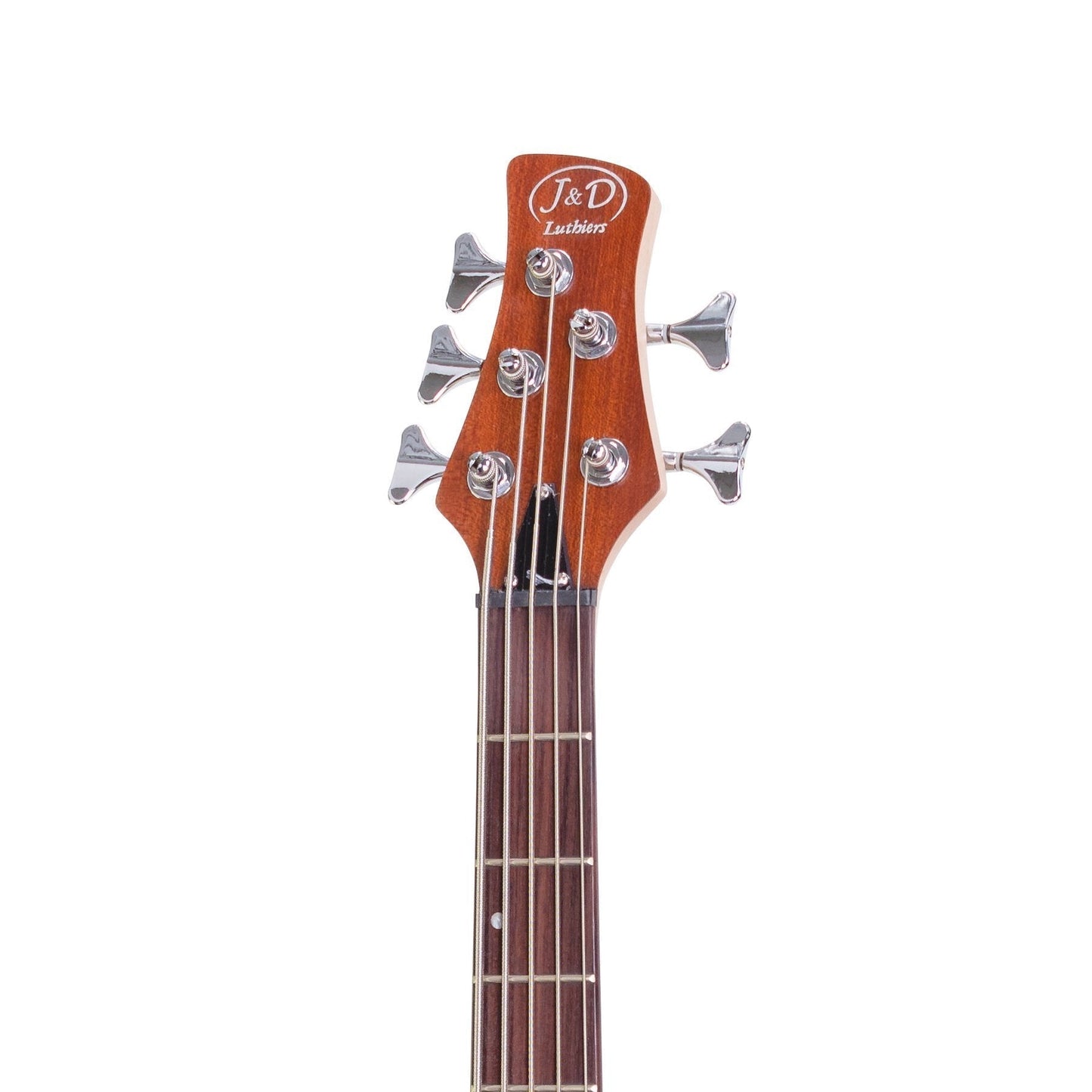 J&D Luthiers 5-String T-Style Contemporary Active Electric Bass Guitar (Natural Satin)