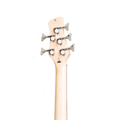 J&D Luthiers 5-String T-Style Contemporary Active Electric Bass Guitar (Natural Satin)