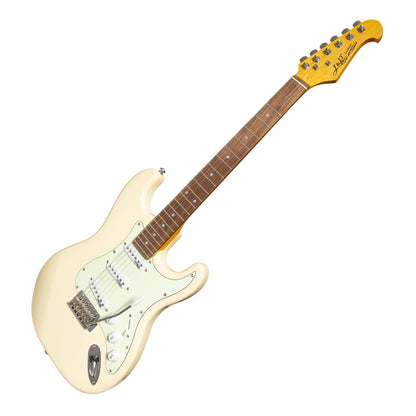 J&D Luthiers Traditional ST-Style Electric Guitar (Vintage White)