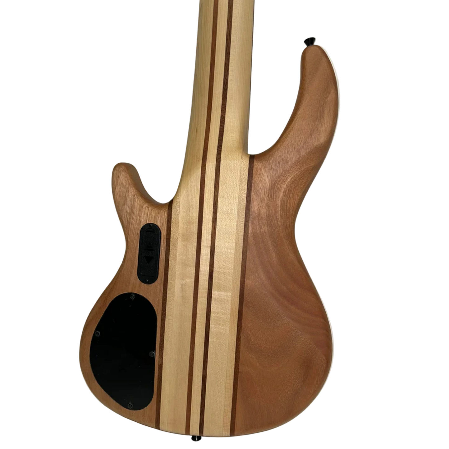 Luthiers 6-String Contemporary Neck Through Active Electric Bass Guitar (Natural Satin)
