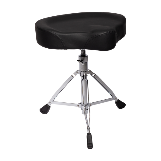 Kahzan Deluxe Motorcycle Shaped Drum Throne (Chrome)