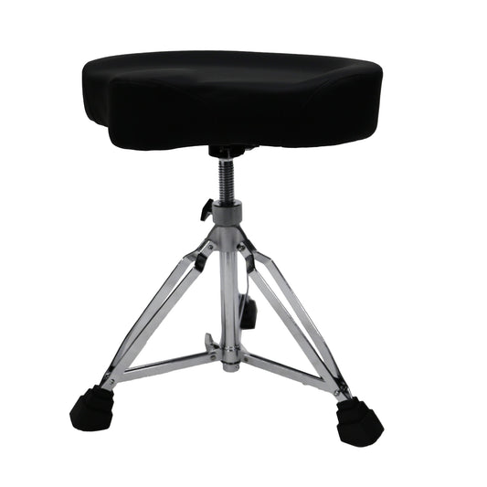 Kahzan Deluxe Motorcycle Shaped Drum Throne  Heavy Duty (Chrome)