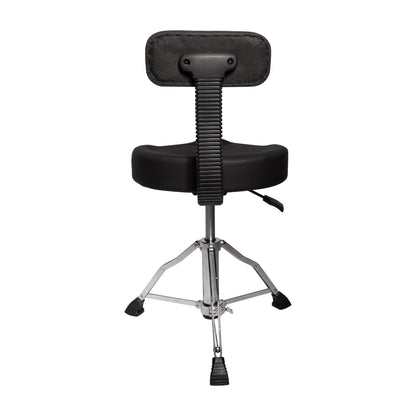 Kahzan Premium Drum Throne w/Backplate (Chrome)