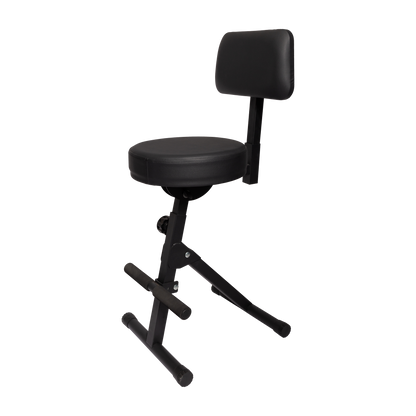 Fretz KGB-21-BLK Height Adjustable Guitarist Stool