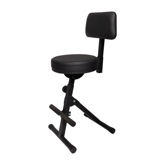 Fretz KGB-21-BLK Height Adjustable Guitarist Stool
