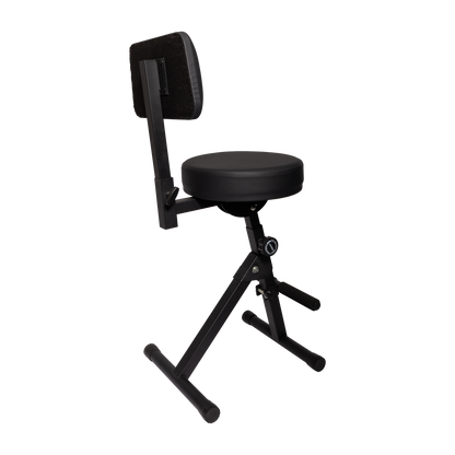 Fretz KGB-21-BLK Height Adjustable Guitarist Stool