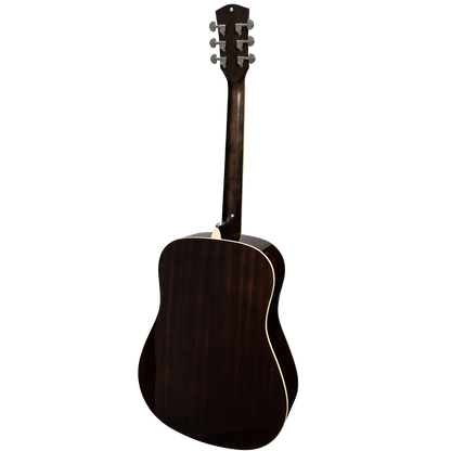 Lorden Acoustic Dreadnought Guitar (Black)