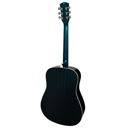 Lorden Acoustic Dreadnought Guitar (Blueburst)