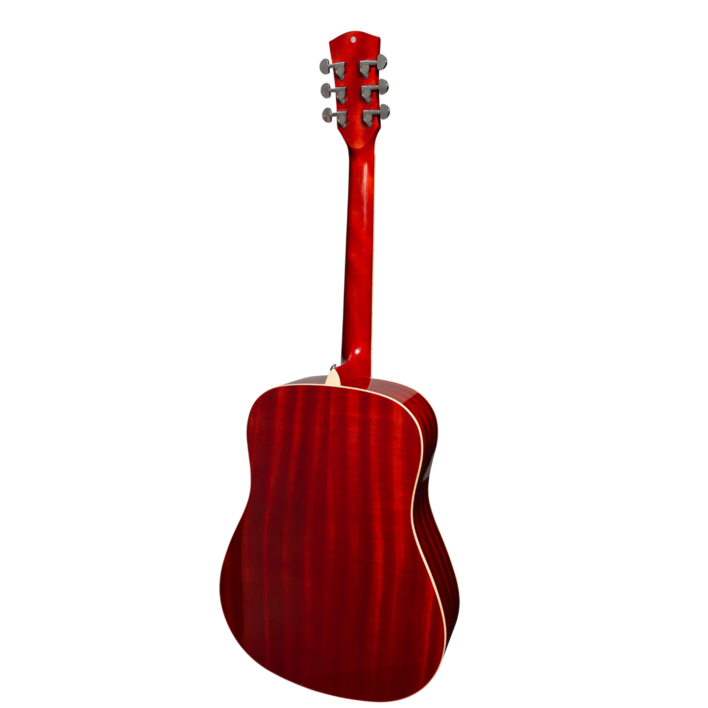 Lorden Acoustic Dreadnought Guitar (Wine Red)