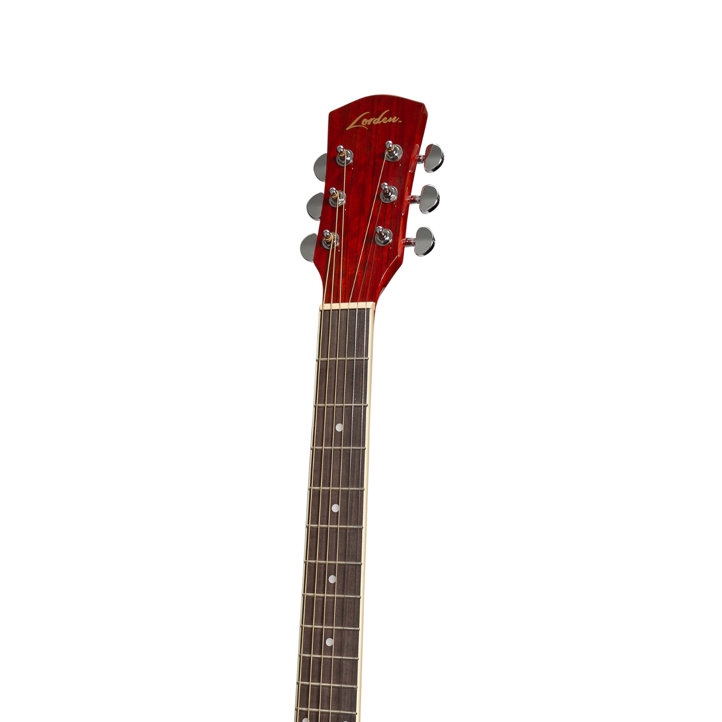 Lorden Acoustic Dreadnought Guitar (Wine Red)