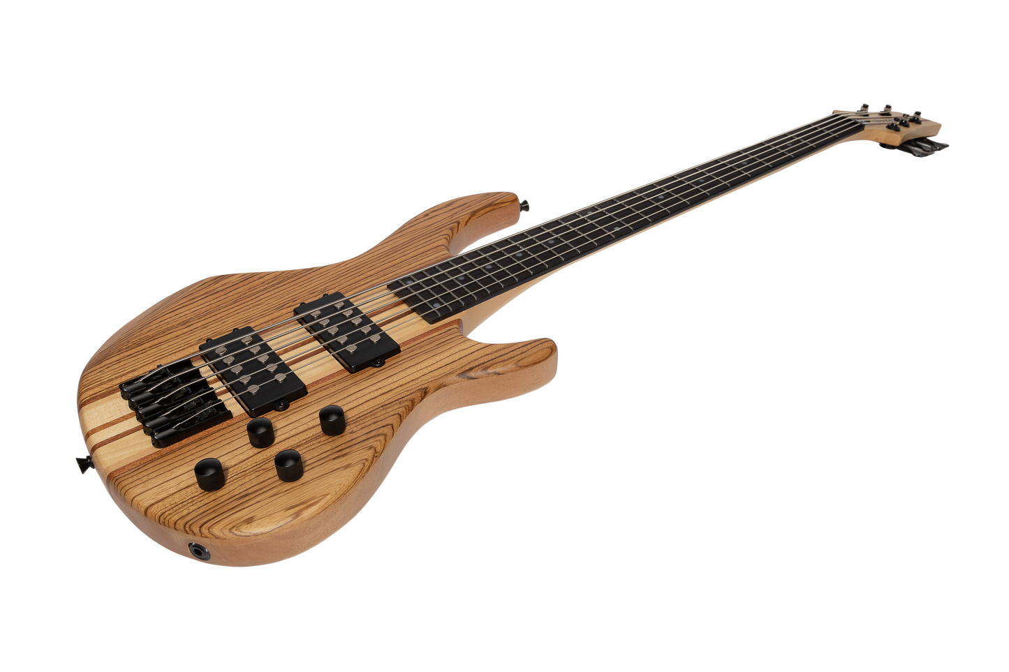 Luthiers 5-String Contemporary Neck Through Active Electric Bass Guitar (Natural Satin)